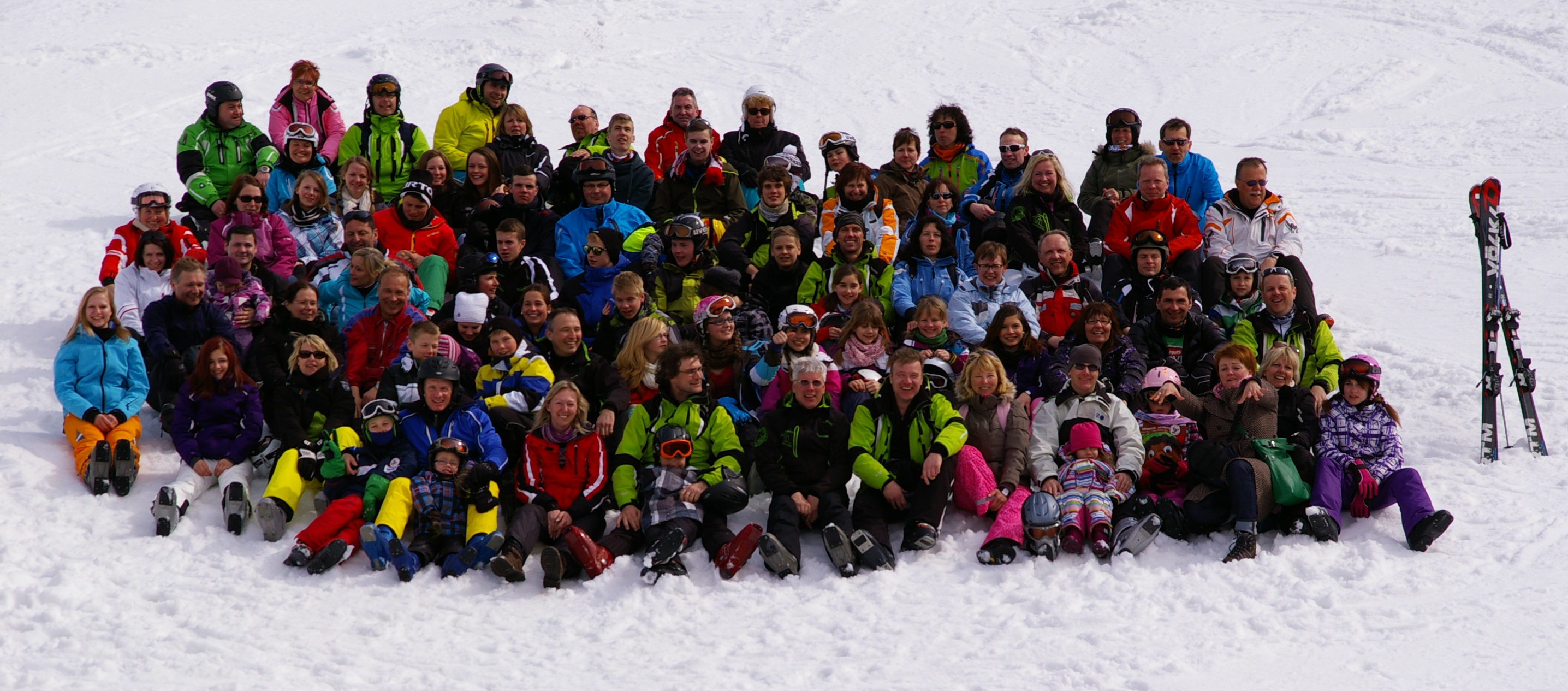 Gruppenbild Familienfreizeit 2013
